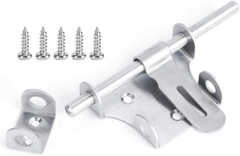 door hooks,gate bolt, Stainless Steel Security Door Bolt Hasp Hardware Accessories for Barn Warehouse Door Door Lock with Sliding Bolt in Saudi Arabia