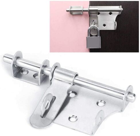 door hooks,gate bolt, Stainless Steel Security Door Bolt Hasp Hardware Accessories for Barn Warehouse Door Door Lock with Sliding Bolt in Saudi Arabia