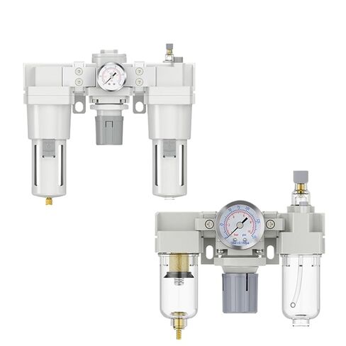 1 قطعة AC2000-02 AC3000-03D AC4000-04D معالج الهواء الهواء منظم ضاغط مرشح صمام تنفيس قطع سانليان فاصل الزيت (AC4000-04) in Kuwait