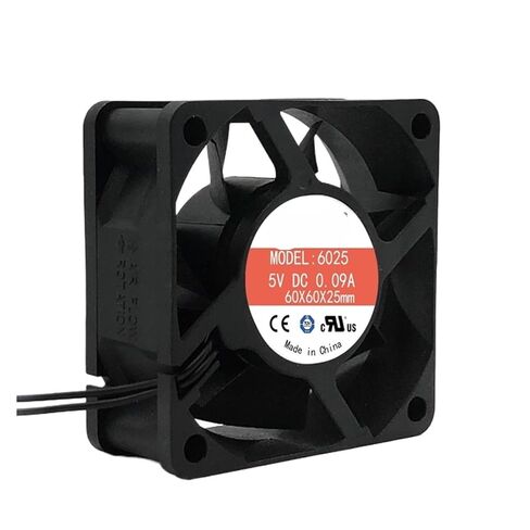 6 سم 6025 5 فولت 12 فولت 24 فولت مروحة تبريد (24 فولت 2 خط) in Kuwait