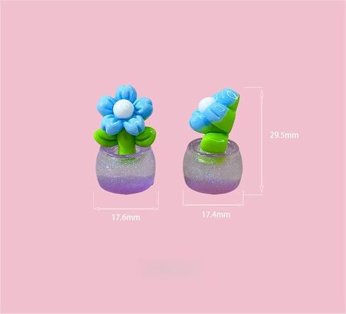 Cute Mini Creative Luminous Flower Hinge Heads Decorative Topper Set 4PCS, Home Decoration,Magnetic Hinge Head Toppers Door Hinge in Saudi Arabia