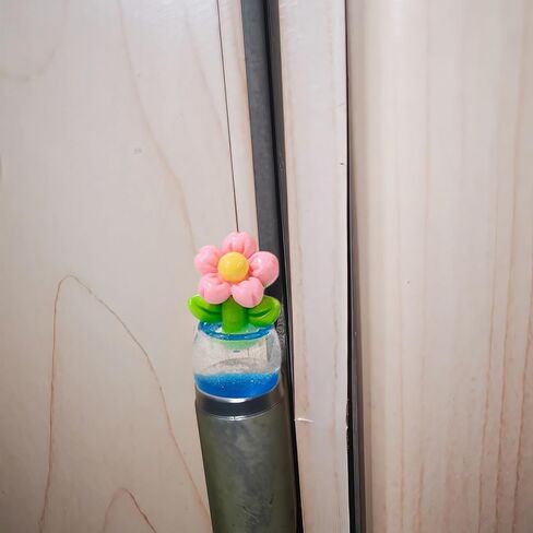 Cute Mini Creative Luminous Flower Hinge Heads Decorative Topper Set 4PCS, Home Decoration,Magnetic Hinge Head Toppers Door Hinge in Saudi Arabia