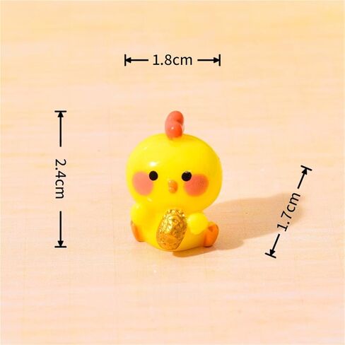 Cute Mini Creative Yellow Chick Hinge Heads Decorative Topper Set 6PCS, Home Decoration,Magnetic Hinge Head Toppers Door Hinge in Saudi Arabia
