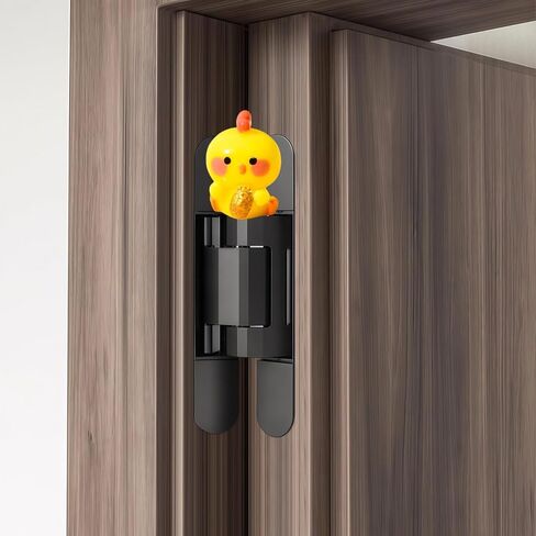 Cute Mini Creative Yellow Chick Hinge Heads Decorative Topper Set 6PCS, Home Decoration,Magnetic Hinge Head Toppers Door Hinge in Saudi Arabia