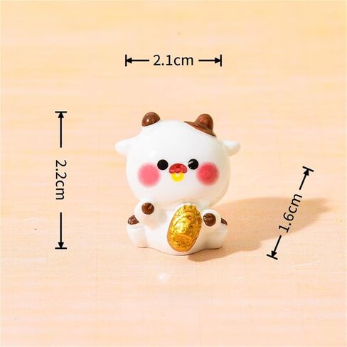 Cute Mini Creative Cattle,Cow Hinge Heads Decorative Topper Set 6PCS, Home Decoration,Magnetic Hinge Head Toppers Door Hinge in Saudi Arabia