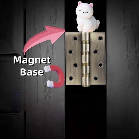 Cute Mini Creative Cat Hinge Heads Decorative Topper Set 4PCS, Home Decoration,Magnetic Hinge Head Toppers Door Hinge in Saudi Arabia