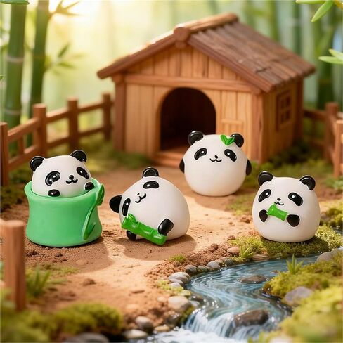 Cute Mini Creative Red Panda Hinge Heads Decorative Topper Set 4PCS, Home Decoration,Magnetic Hinge Head Toppers Door Hinge in Saudi Arabia
