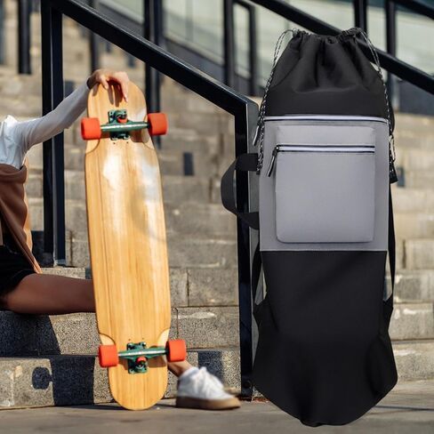 Skateboard Backpack Skateboard Bag with Adjustable Straps Longboard Carry Case for Traveling in Saudi Arabia