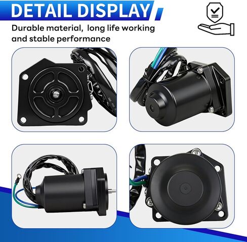 430-22118 Upgraded Trim Tilt Motor Compatible with Yamaha Outboard F75LA F90JA F90LA F75TLR F90TJR 6D8-43880-01-00 6D8-43880-09-00 PT626NM PT627NM in Saudi Arabia