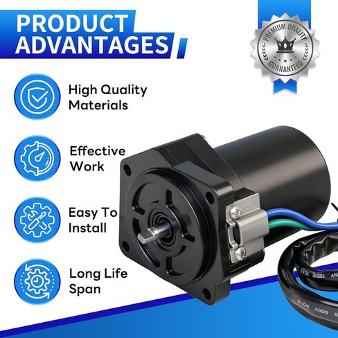 430-22118 Upgraded Trim Tilt Motor Compatible with Yamaha Outboard F75LA F90JA F90LA F75TLR F90TJR 6D8-43880-01-00 6D8-43880-09-00 PT626NM PT627NM in Saudi Arabia