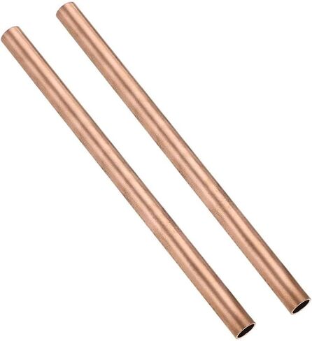 2 Pieces Copper Seamless Straight Tube Outer Diameter 3Mm Length 500Mm Suitable for DIY Projects And Building Decorations,3×0.3×500mm(3x0.75x500mm) in Saudi Arabia