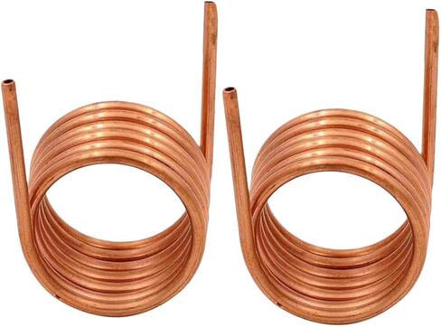 SHERCHPRY 2pcs Soft Copper Tubing Coil 4mm X 0.5mm Thin-wall Refrigeration Copper Tube for Air Conditioner and Freezer Cooling Systems in Saudi Arabia