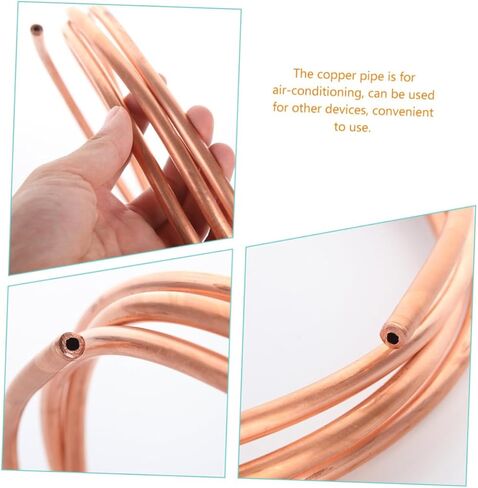 SHERCHPRY 2pcs Soft Copper Tubing Coil 4mm X 0.5mm Thin-wall Refrigeration Copper Tube for Air Conditioner and Freezer Cooling Systems in Saudi Arabia