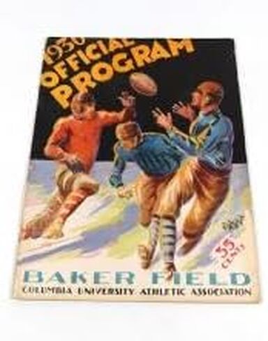 1930 Middlebury at Columbia College Football Program 9-27-30 - College Programs in Saudi Arabia