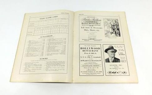 1930 Middlebury at Columbia College Football Program 9-27-30 - College Programs in Saudi Arabia