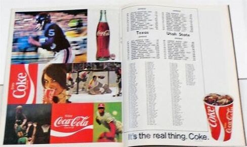 1972 Texas v Utah State Football Program 10/7 Big Bertha 89484b14 - College Programs in Saudi Arabia