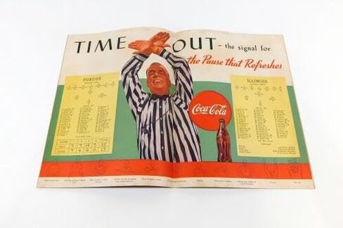 1944 Purdue at Illinois College Football Program 10-7-44 - College Programs in Saudi Arabia