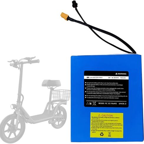 36V 7800mAh Battery Replacement for Gotrax Flex with 280Wh Power Compatible with Gyroor & Gyroshoes Electric Scooters with Seat High Performance Long-Lasting Battery in Kuwait