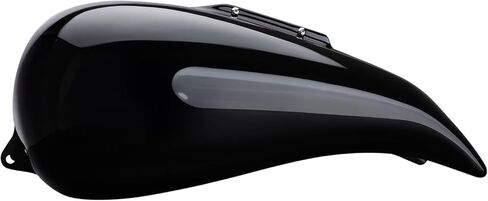 أغطية خزانات ممتدة للدراجات النارية مع وحدة تحكم في لوحة القيادة ومجموعة غطاء خزان الوقود لدراجة Harley Touring 2009-2023 Street Glide Road Glide Tri Glide - أسود زاهي in Kuwait