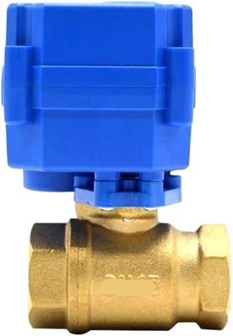 DN15 DN20 DN25 صمام كروي ثنائي الاتجاه صمام كروي نحاسي 2 سلك محرك كامل التجويف AC/DC/ADC 220V(1,AC220V_CR03) in Kuwait