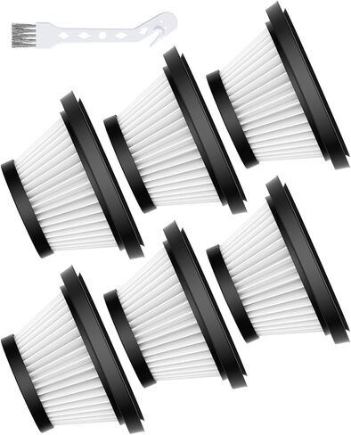 6 Pack Duck Vacuum Filter Plater متوافق مع نظافة فراغ البط الحصانية كما هو موضح على شاشة التلفزيون ، وأجزاء استبدال البط ، والمرشحات القابلة للغسل وقابلة لإعادة الاستخدام in Kuwait