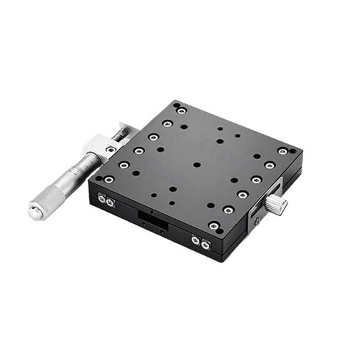 X-axis 90x90mm منصة الضبط الدقيق شريحة تعديل المحمل الخطي اليدوي X90-L X90-C X90-R Cross Rail(X90-R) in Kuwait