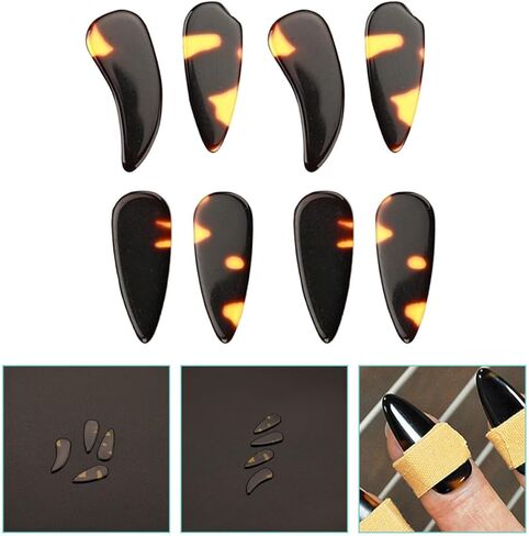 8 قطع من أغطية أظافر جوزينج من توياندونا، واقيات أصابع الأصابع لملحقات الآلات الموسيقية للعب جوزينج in Kuwait