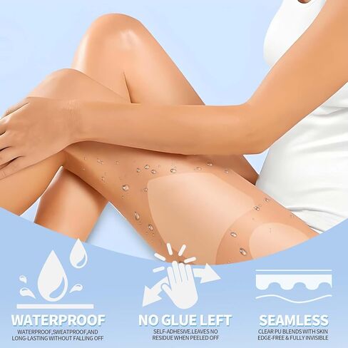 30 PCS Thigh Lift Tape for Loose Skin, Transparent Anti Friction Patch, Invisible Lift and Glow Patches Body,Sweatproof Protection Patches for Women,Skin Lifting Inner Thighs in Kuwait