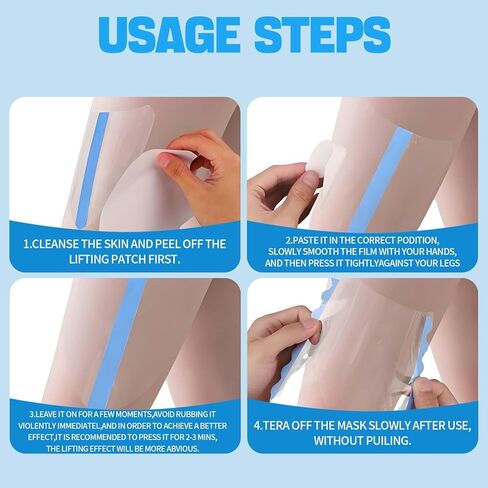 30 PCS Thigh Lift Tape for Loose Skin, Transparent Anti Friction Patch, Invisible Lift and Glow Patches Body,Sweatproof Protection Patches for Women,Skin Lifting Inner Thighs in Kuwait