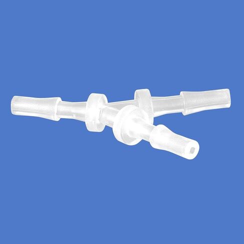 Quickun 1/8 "خرطوم بارب مناسب متساوي الشائكة على شكل Y 3 طرق وصلة بلاستيكية مشتركة محول محول الاتحاد لأنابيب خط الهواء (حزمة من 2) in Saudi Arabia