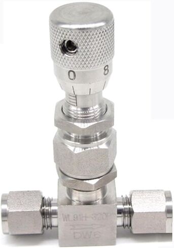 Stainless Steel 304 Valve DW3 6 Adjustment Valve WL91H-320P Flow Regulating Valve 32MPA(DW6) in Kuwait