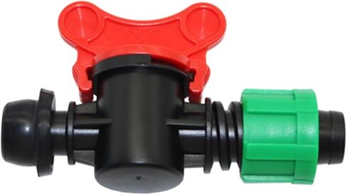 2 Pcs 13mm to 15mm Drip Irrigation Bypass Valve with Lock Rubber Ring Barbed Garden Irrigation Waterstop Hose Switch in Kuwait