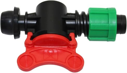 2 Pcs 13mm to 15mm Drip Irrigation Bypass Valve with Lock Rubber Ring Barbed Garden Irrigation Waterstop Hose Switch in Kuwait