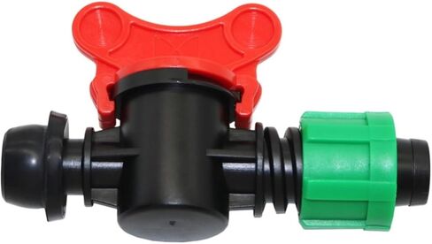 2 Pcs 13mm to 15mm Drip Irrigation Bypass Valve with Lock Rubber Ring Barbed Garden Irrigation Waterstop Hose Switch in Kuwait