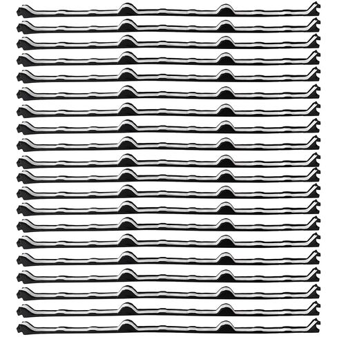 12 من الداخل شرائط إغلاق الرغوة المظهر الجانبي للضلع الكلاسيكي لشرائح إغلاق رغوة التسقيف المعدنية داخل شرائح إغلاق السقف 3 قدم 20 قطعة in Kuwait