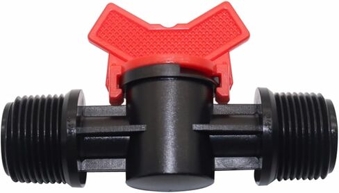 Garden Irrigation System 1/2" 3/4" Male Thread Valve Water Pipe Waterstop Connector Water Controller Switch 5 Pcs(1I2 x 3I4 Male) in Kuwait