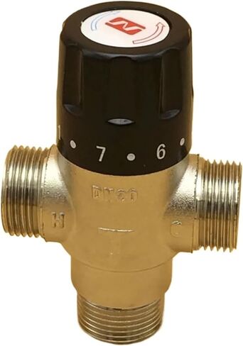 1PCS Brass 3/4"(DN20) Solar Thermostatic Water Mixing Valve/Thermostatic Valve/Thermostatic in Kuwait