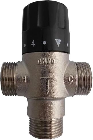 1PCS Brass 3/4"(DN20) Solar Thermostatic Water Mixing Valve/Thermostatic Valve/Thermostatic in Kuwait