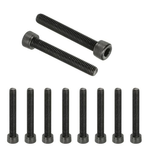 PATIKIL 25 Pcs M6 x 110 mm Hex Socket Head Cap Screws Bolts, 12.9 Grade Carbon Steel Socket Drive Screws, Black Oxide, Full Threads in Saudi Arabia