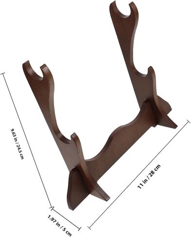 حامل فلوت متعدد الطبقات حامل عرض خشبي لسطح المكتب بيكولو ورف مسجل منظم تخزين أدوات الرياح المنزلية in Kuwait