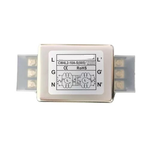 CW4L2-3A/6A/10A/20A/30A-S-005 محطة أحادية الطور 220 فولت مرشح طاقة مؤازر مزدوج المرحلة AC(CW4L2-3A -S -005 طرفية) in Kuwait