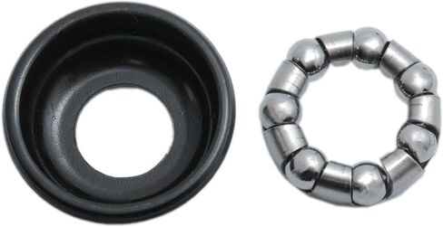 4PCS Blcak Bicycle Rear Hub Cups3/8inch Bicycle Accessories Bike 1/4" X 7 Balls Bearing Retainermountain Bicycle Bearing hub for Mountain Bikes,Road Bikes, Training Bikes in Saudi Arabia