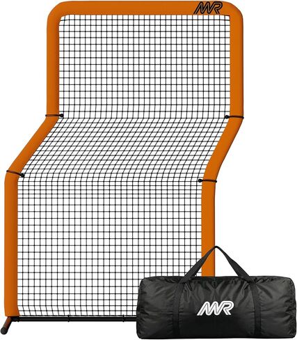 MR Professional Baseball Pitching Screen 7x4FT, Baseball Softball Portable Batting Screen, Protective Pitcher Safety Net in Saudi Arabia
