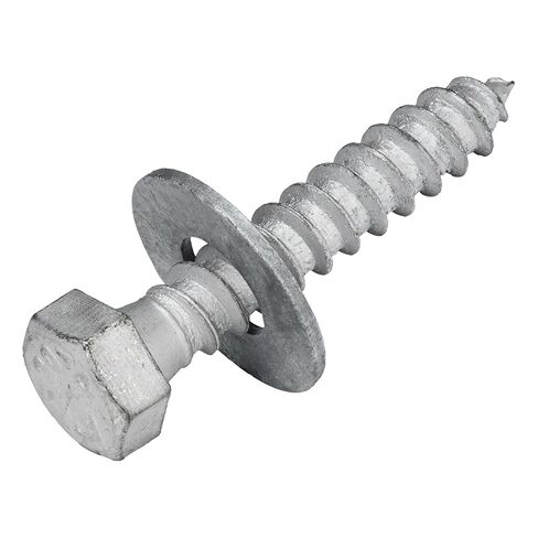 1/4 × 1-1/2 (100 حزمة) براغي سداسية متخلفة مع غسالات، مجلفن بالغمس الساخن بواسطة Makers Bolt in Kuwait
