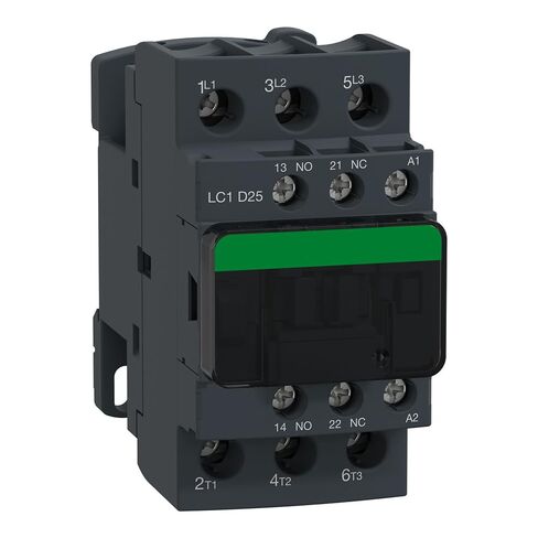 LC1D25G7 قواطع غير عكسية 25A 15HP عند 480VAC 3 المرحلة 3 NO 120VAC 50/60 هرتز ملف in Saudi Arabia