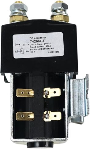 24V 180A 200A DC Drive Contactor 74266GT 74267GT متوافق مع Genie Lift QS-12R QS-15R QS-20R GS-2046 GS-2646 GS1530 GS1930 Z-30/20N Z-34/22N Z-40/23N Z-45/25 in Kuwait