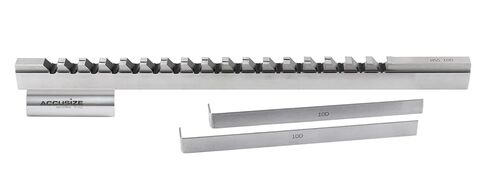 Accusize Industrial Tools 6 mm Style C Keyway Broach, HSS, 25/64"–2 1/2" Cutting Length, 1 Shim (Model 5001-0012) in Saudi Arabia