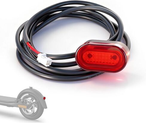 Electric Scooter Tail Light Replacement for Segway Ninebot F20 F30 Kickscooter, Warning Brake LED Lamp Tail Light Replacement Original Accessories in Saudi Arabia