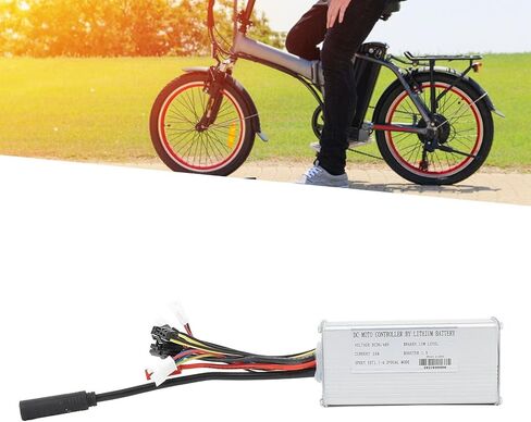 HERCHR 36V 48V 22A 500W Electric Bike Controller, 120x55x30mm/4.7x2.2x1.2in Good Heat Dissipation Electric Bike Square Wave Controller for EBikes Scooter in Saudi Arabia