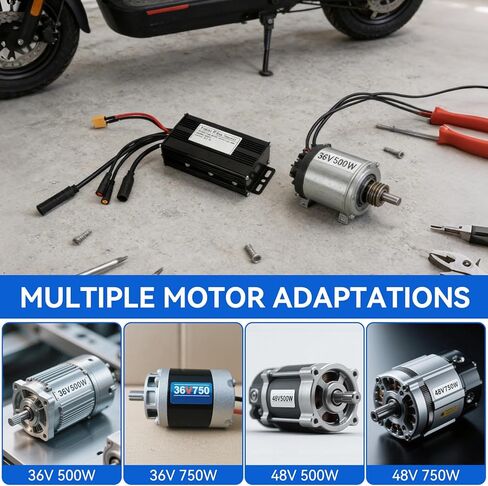 Electric Bike Controller, 24V 36V 48V 26A 3 Mode Sine Wave Control Box Water Proof DC Motor Connector for Electric Bicycle Scooter in Saudi Arabia